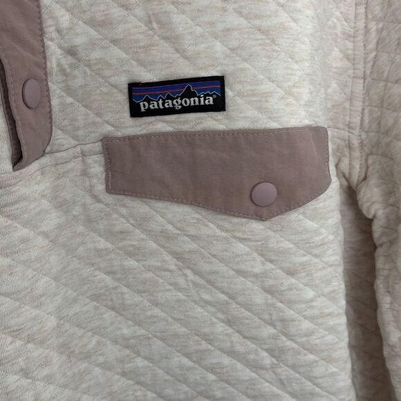 Patagonia Women's Organic Cotton Quilt Snap-T Pullover size large 40-15 - Picture 3 of 4